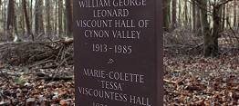 Heather slate headstone in location